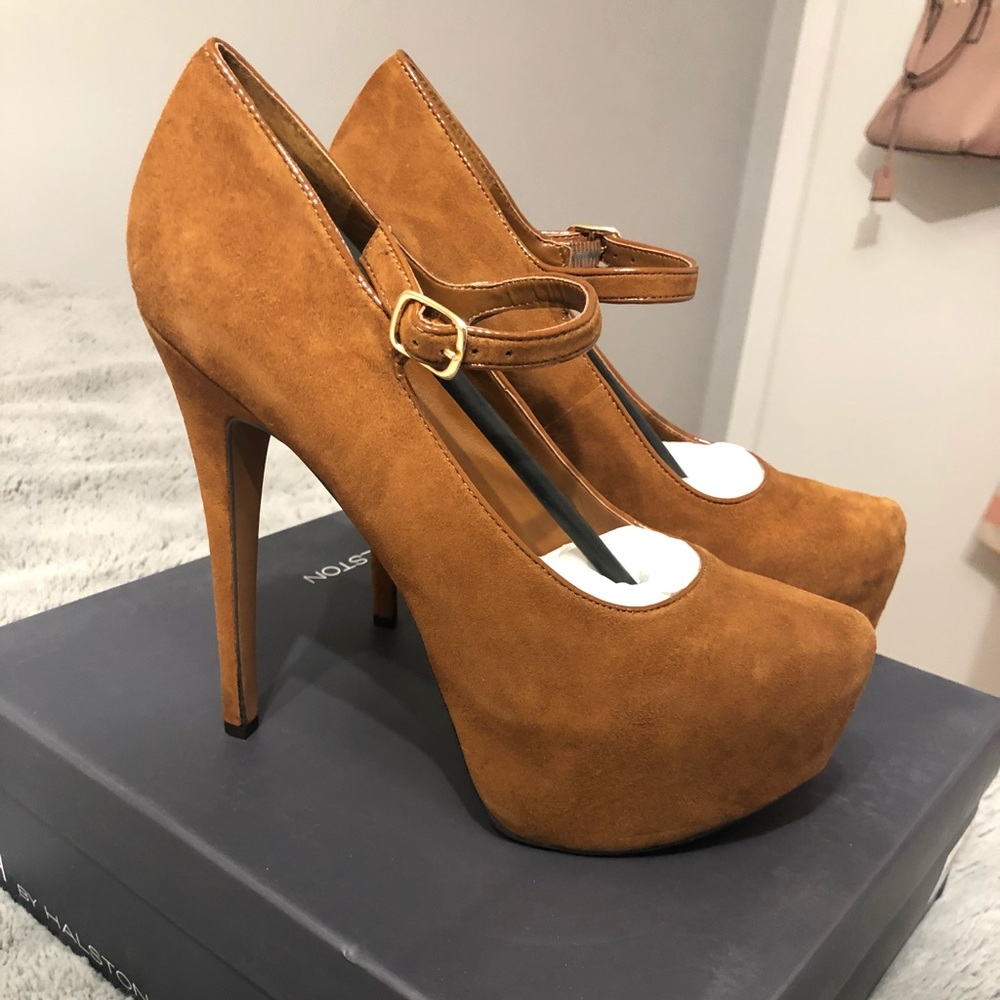 H by Halston Tan Heels